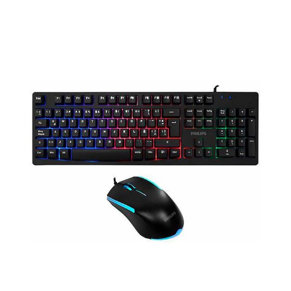 PHILIPS SPT6214BK/ENG TECLADO CON RATON SPT6214BK/ENG