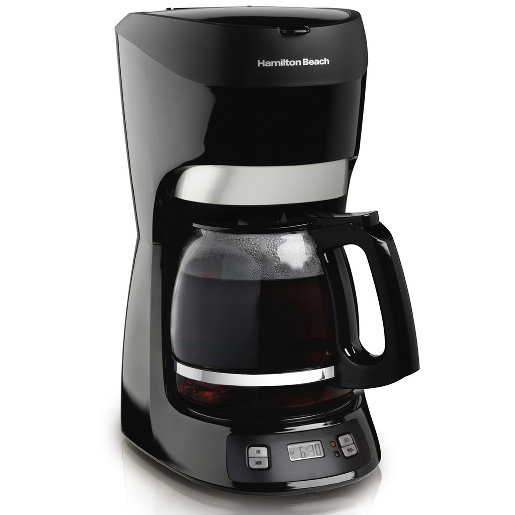 Hamilton Beach Clock Coffeemaker 49465RG