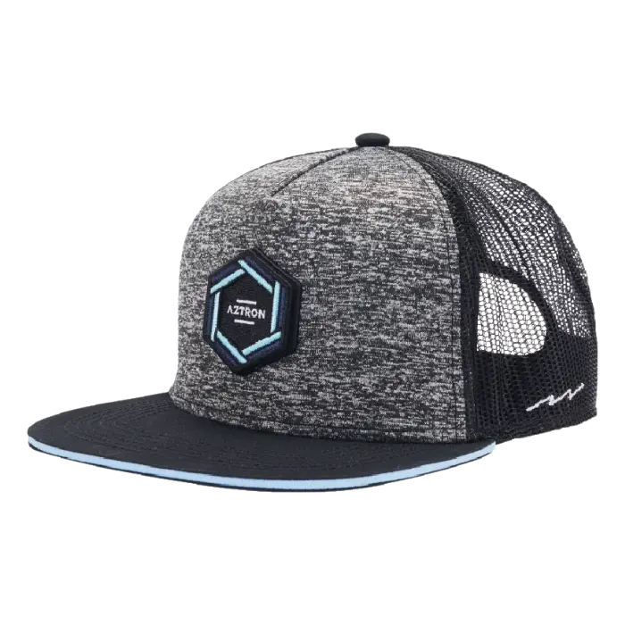 Gorra Aztron Hex Woven 58cm Plana Malla Gris/Negro AA-C301