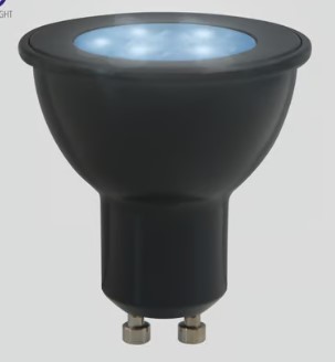 Foco GU10 LED 6W, Luz de Luna Color Azul, Base GU10, IP65, No atenuable