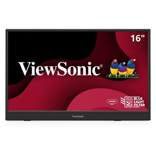 Monitor Viewsonic Monitors (Non-Touch) 15.6" Portable 1080p IPS Monitor with USB C and mini-HDMI  VA1653
