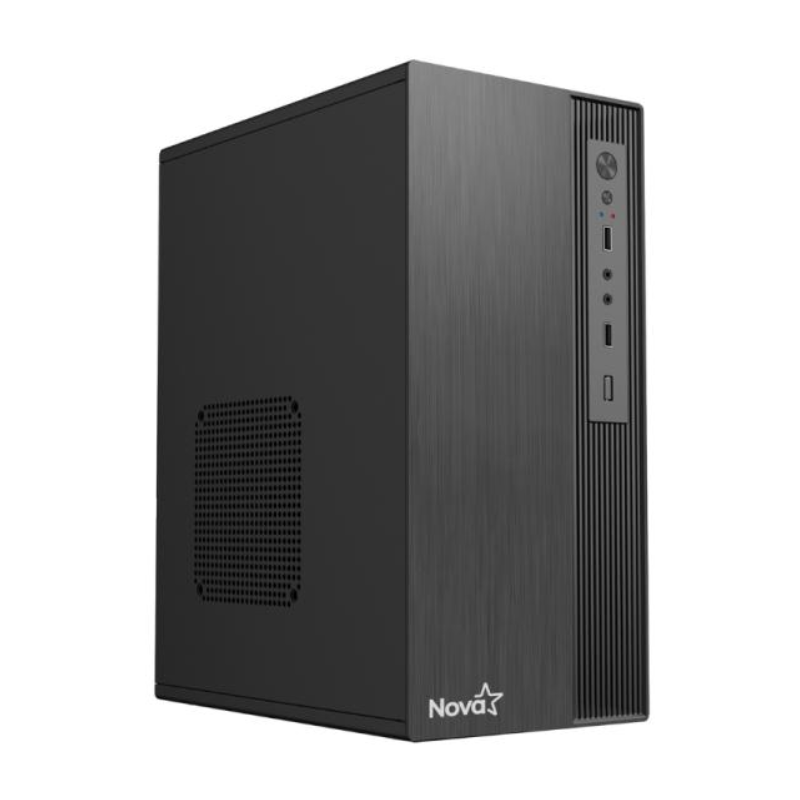 CASE NOVA CM04Z9RA001C MINI TOWER VENTILADOR DE 1 DE 80 MM CON FUENTE DE PODER INCLUIDA 600W PE600RNF013C