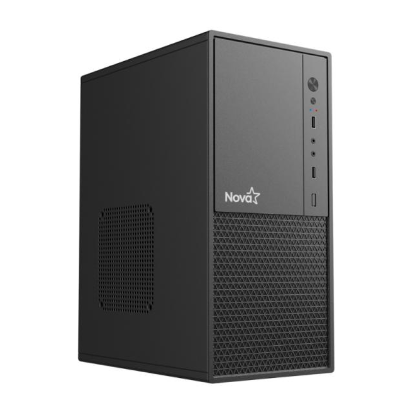 CASE NOVA CM09Z9RA001C MINI TOWER VENTILADOR DE 1 DE 80 MM CON FUENTE DE PODER INCLUIDA 600W PE600RNF013C