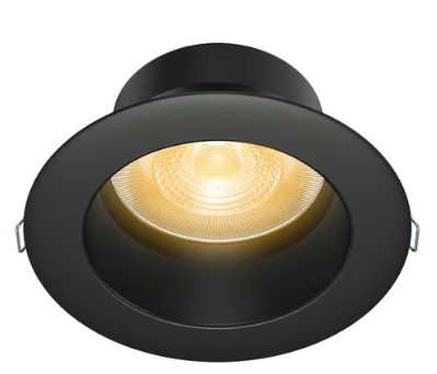 Lámpara Empotrable Downlight LED 10 W, Luz Cálida Brillante, No atenuable, Multivoltaje