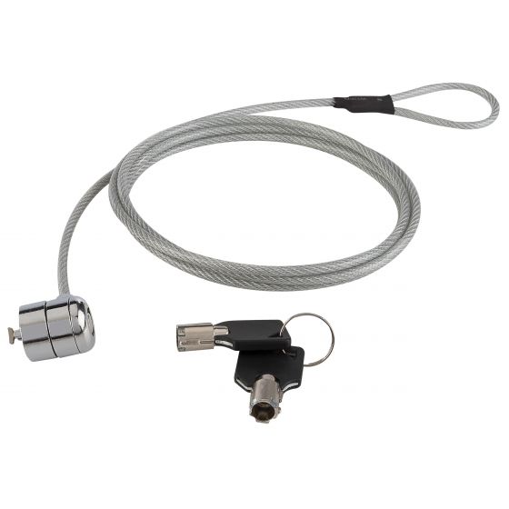 CANDADO DE LLAVE Steren CON CABLE PARA LAPTOP COM-220