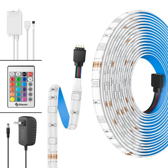 KIT TIRA LED Steren RGB PARA INTERIOR 5M MODLED-KIT/5
