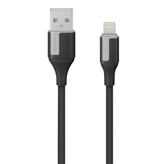 CABLE Steren USB A LIGHTNING DE 1M USB-S41