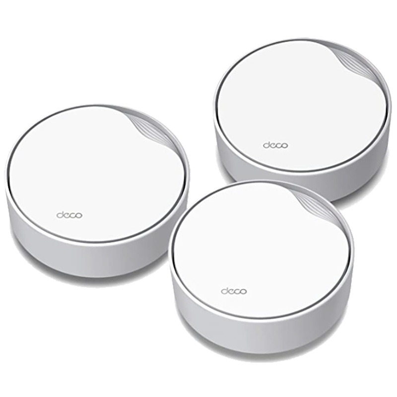 SISTEMA WIFI MESH OMADA DECO X50-POE(3-PACK) DUAL BAND 2.4GHZ + 5GHZ AX3000 3GBPS