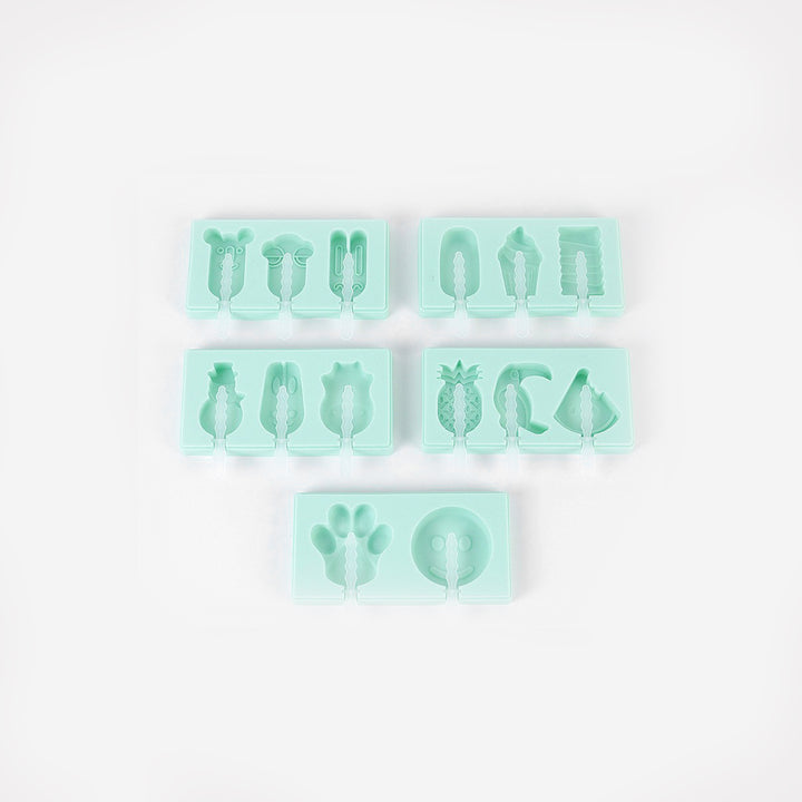 Moldes silicón verde helados AC023VH