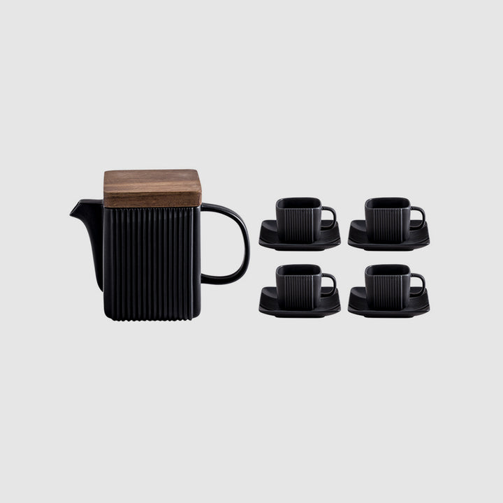 Juego de tazas nordico negro 3KWTC001