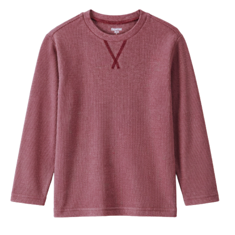 Camiseta estilo pull over manga larga
