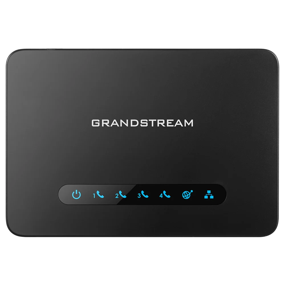 Adaptador de Teléfono Analógico (ATA) Grandstream con 4 puertos FXS y 2 puertos de red Gigabit HGT814
