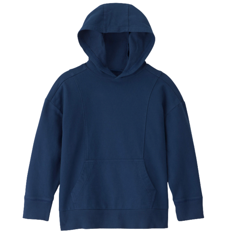 Pullover con capucha azul marino para niño