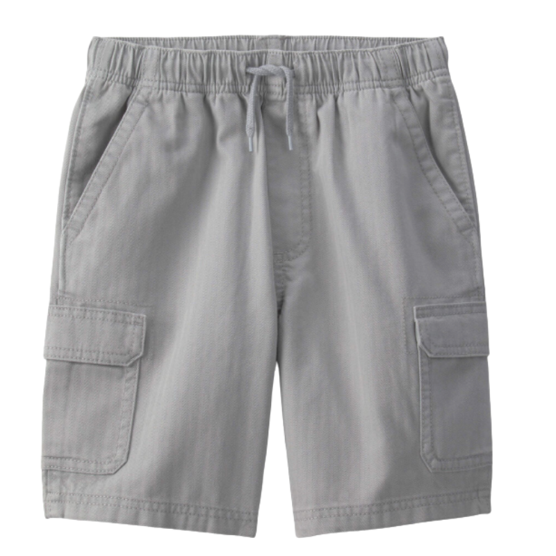 Short cargo gris para niño