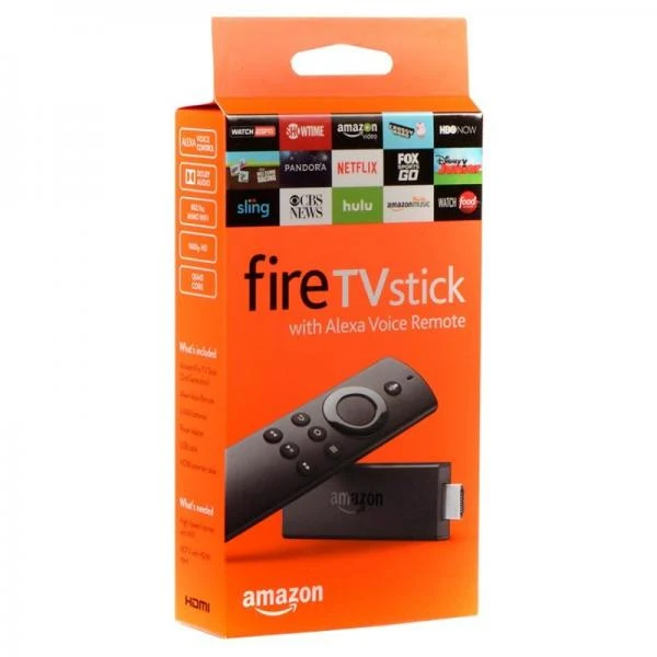 Dispositivo de Streaming Amazon Fire TV Stick 2da Generación (2017) Negro B00ZV9RDKK