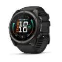 SmartWatch Garmin Fenix 9 51mm Carbon Gray DLC Titanium with Black Silicone Band 010-04763-10