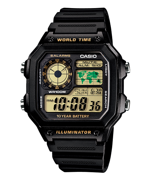 Reloj Casio Digital AE-1200WH-1BV