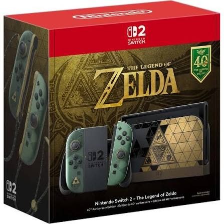 Consola Nintendo Switch 2, edición The Legend of Zelda 40 Aniversario