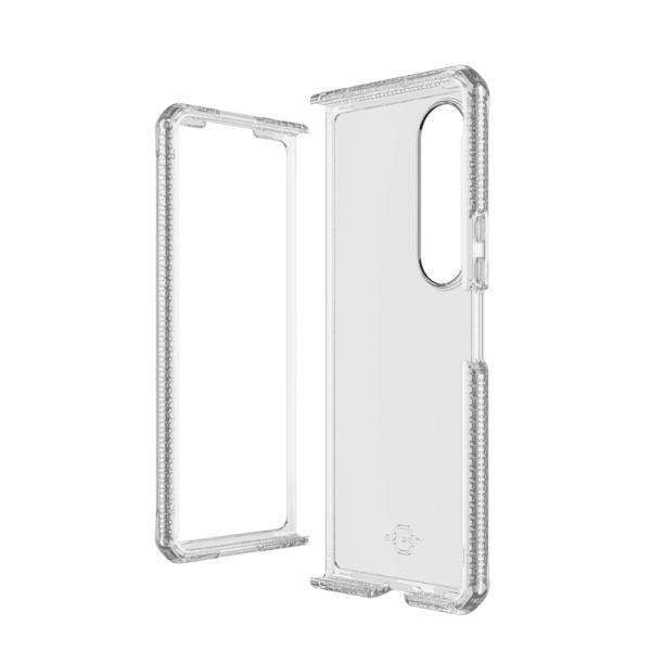 Funda ITSKINS Hybrid R Clear para Samsung Galaxy Z Fold 4, Transparente