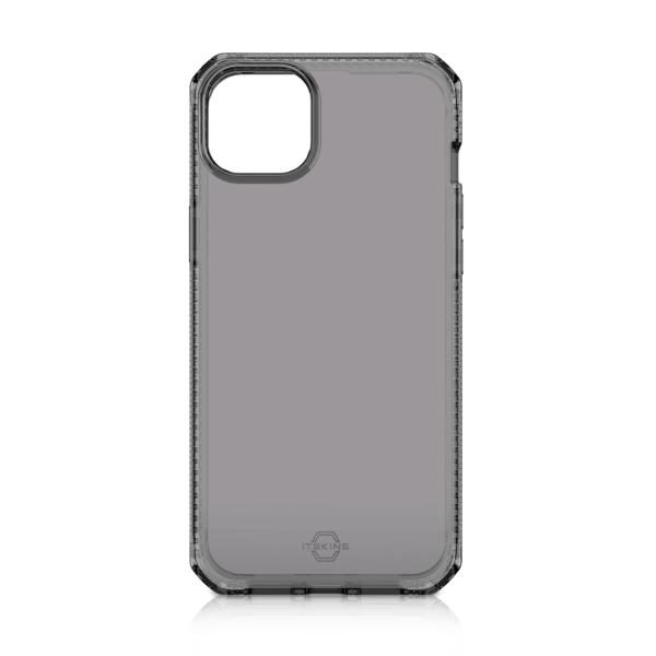 Funda ITSKINS Spectrum R Clear para iPhone 14 / 13, Gris humo