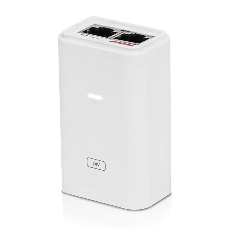 Ubiquiti Networks - Inyector de corriente - CA 100-240 V PoE-24-12W-7W-GWH