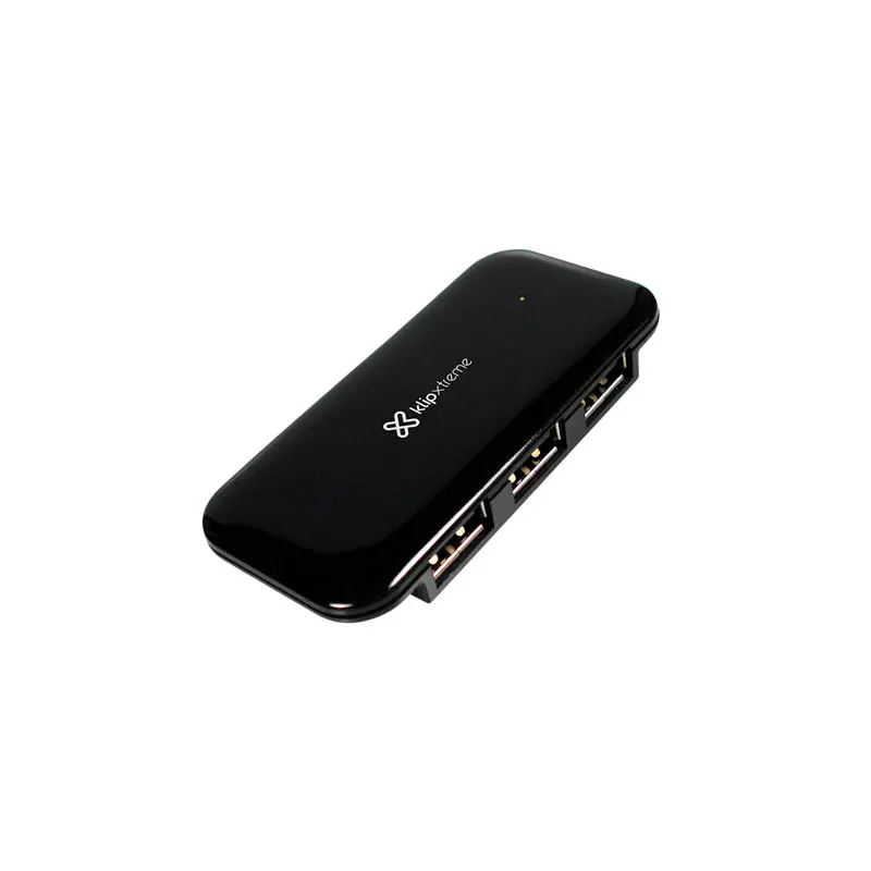 HUB Klip Xtreme 4 Puertos USB-A 2.0 Negro KUH-190B