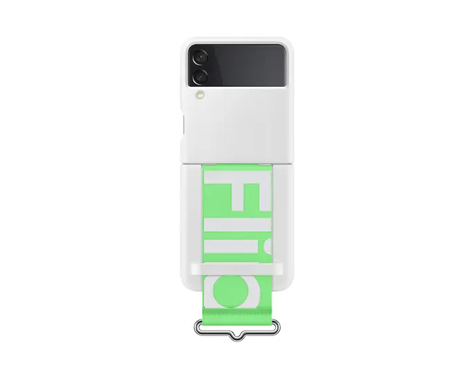 Estuche Samsung Galaxy Z Flip 3 Blanco/Verde EF-GF711TWEGWW