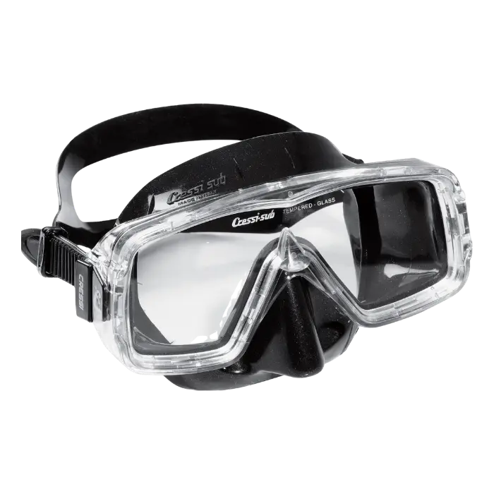 Máscara de Buceo Cressi Sirena 4″ x 3″ Negra DN202000-BK