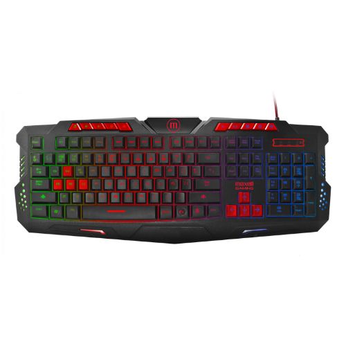 Teclado Maxell Gaming Alámbrico Mecánico RGB Negro CA-KB-1200 347835