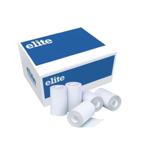Caja Elite Rollo de Papel Térmico 3 1/8″ x 3″ x 1t (79mm) 79 mts T7979MDF 50und