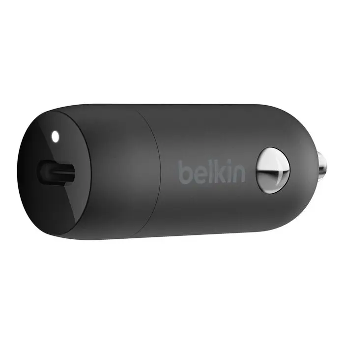 Adaptador de Corriente para Carro Belkin USB-C 18W Negro F7U099bt04-BLK