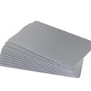 Zebra white PVC cards. 30 mil (500 cards)