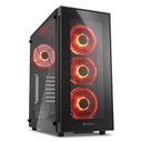 Case Sharkoon Gamer TG5 Red 4044951020560