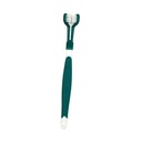 Cepillo de Dientes para Perro La Gotera Triple Cara Verde Oscuro DT765-2