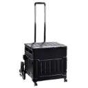 Carrito Plegable con Llantas La Gotera 30Kg Max. Negro YN8802N