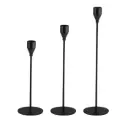 Set de Candeleros La Gotera 3 Piezas Negro C080432