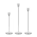 Set de Candeleros La Gotera 3 Piezas Plateado C080433