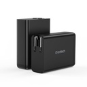 Adaptador de Corriente Choetech GaN 4 en 1 140W 2 USB-C / 2 USB-A Negro PD6005