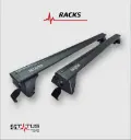 Racks de Carro Status Wingbar RR1210 Techo 120cm 2-Pack Negros RR1210120