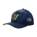 Gorra Compressport Trucker Azul/Amarillo CU00008B