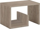 Kenneth Cole mesa de centro tipo librero color roble - KCWD2022055-OA