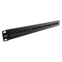 Patch Panel Nexxt Solutions Montaje en Rack 48-Port Cat5e Negro AW190NXT11