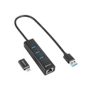 Adaptador USB Sharkoon Shark 3-PORT USB 4044951037575