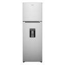 Refrigerador Whirlpool Top Mount Inverter 9p³ con Dispensador de Agua Acero Inoxidable WT32209D
