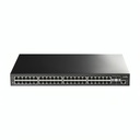 SWITCH CUDY ADMINISTRABLE 48 PUERTOS GIGABIT RJ45 Y 4 SLOTS 10G SFP+ 10/100 MBPS GS5048S4