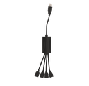 Hub XTech USB 2.0 de 4 Puertos Negro XTC-320
