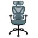 Silla Ergonómica THUNDERX3 XTC CHROMA MALLA DE CUERO SINTÉTICO TRANSPIRABLE TEGC-3073101.B1 AZUL/NEGRO