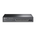 SWITCH TP LINK SG2210MP(UN) 8 PUERTOS POE+ 2 RANURAS SFP GIGABIT 10/100/1000 MBPS