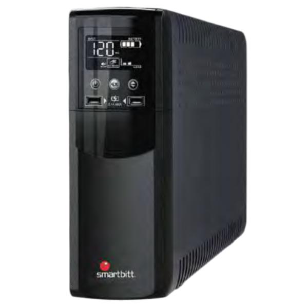 UPS SMARTBITT SBNB1500P 1500VA 900W PRIME ENTRADA Y SALIDAS NEMA USB RJ45