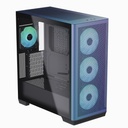 CASE RGB APNX C1-R-CF-V1 TORRE MEDIA ACERO 3 ABANICOS FRONTALES Y 1 ABANICO TRASERO APCM-CR01143.C1